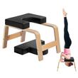 Banca pentru antrenament yoga, Lemn/PU, Perna, max 136 kg