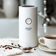 Rasnita electrica de cafea, Adler 150 W, 75 g, 2 lame inoxidabile, Alb