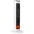 Aeroterma turn, afisaj led, 1000 W / 2000 W, 850x140x140 mm, Alba