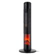 Aeroterma turn, afisaj led, 1000 W / 2000 W, 850x140x140 mm, Negru
