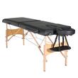 Pat de masaj profesional, max 272 kg, Pliabil, Inaltime reglabila 620-850 mm, Latime 600 mm, Lungime 1850 mm, Lemn de fag
