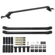 Set 2 bare transversale pentru acoperis fara sine laterale, Aluminiu, 2 x chei antifurt, max 90 kg, 108 cm