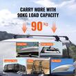 Set 2 bare transversale pentru acoperis fara sine laterale, Aluminiu, 2 x chei antifurt, max 90 kg, 108 cm