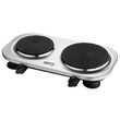Plita electrica Inox, 2500 W, 2 arzatoare, 220 V/ 50 Hz, Diametru 185 mm / 155 mm