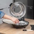 Cuptor electric pentru Pizza cu diametru de 320 mm, 1200 W, 1 x Etaj, Temperatura reglabila 80-400 ° C, Timp reglabil