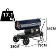Generator de aer cald diesel BullMach BM-DDH, 20 kW, 600mc/h