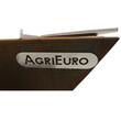 Gratar cu plita, pe lemne Colorado, 80x80x98.2 cm, Otel Corten, plita Inox