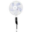 Ventilator cu picior si telecomanda, Teesa 3 viteze, Timer, Alb, 50 W, Miscare de oscilatie, Inaltime reglabila 133 cm, Diametru 44 cm