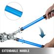 Cleste sertizare pentru tevi, V 12-28 mm, TH 16-32 mm, rotire cap 360°, maner telescopic