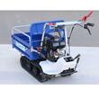 Roaba electrica cu senile Helios 320E, Motor benzina 6.5 CP, max 320 kg, Basculabila, 8 trepte, 4.9 km/h, Obloane detasabile