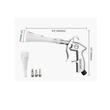 Pistol de suflat cu aer comprimat cu duza rotativa Tornado 100 ml/min, 6-9.2 bar, 3 x conectori