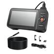Camera endoscop cu triplu obiectiv si lumina led, Zoom 8X, ecran IPS HD 4.5", Lentila subtire 8 mm, IP67, cablu 5 m