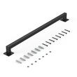 Mana curenta pentru scari, otel, Vivatechnix Negru Mat, lungime 910 mm, Teava patrata 30x30 mm, Negru