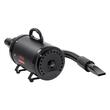Uscator pentru caini Vevor, 2000 W/2,7 CP, control reglabil al vitezei si temperaturii, 4 duze si furtun extensibil, negru