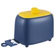 Prajitor de paine mecanic cu 7 niveluri de rumenire, 2 felii, 950 W, Albastru, tavita firimituri