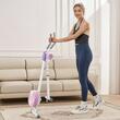 Aparat fitness pentru abdomen, Pliabil, 2 unghiuri, 10 grade de dificultate, max 150 kg, Otel Carbon, Afisaj digital parametri