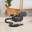 Uscator pentru caini Vevor, 2000 W/2,7 CP, control reglabil al vitezei si temperaturii, 4 duze si furtun extensibil, negru