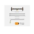 Curatitor suprafete dure cu 4 duze, 2 x roti, Aluminiu, 103-275 Bar, 7-24 l/min, Latime lucru 415 mm