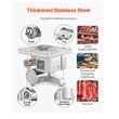 Masina electrica de tocat si feliat carne 3in1, Profesionala, lame inox, 700W, Accesoriu carnati, Capacitate 5 kg/min, nr.12, 180 rpm