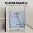 Chiuveta comerciala Inox, Baterie inclusa in dreapta, Protectie anti-stropire, capacitate cuva 410 x 330 x 220 mm