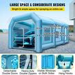 Cabina de vopsit gonflabila, dimensiune 10 x 5 x 3.5 m, 2 x suflanta 370/1100 W, Impermeabila, PVC, sistem filtrare
