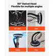 Slefuitor pentru pereti, tavane, plafoane si rigips cu brat telescopic 1010 W, 1000-2200 rpm, Led, maner pliabil si extensibil, 15 x discuri