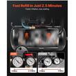 Compresor de aer fara ulei, Portabil, 1.1 kW, 68 l/min, 6.2 Bar, presiune max 8 Bar, Rezervor 24 l