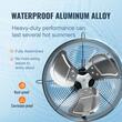 Ventilator evacuare pentru spatii comerciale, sere, depozite, Aluminiu, 45 W, 1800 m³/h, 380 x 380 x 190 mm