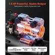Compresor de aer fara ulei, Portabil, 1.1 kW, 68 l/min, 6.2 Bar, presiune max 8 Bar, Rezervor 24 l