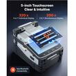 Aparat lipit fibra optica, 6 motoare, Bluetooth, Suport fibra 3 in 1, Ecran tactil 5 inch, sudura rapida 6 s, acumulator 7.8 Ah