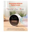 Detector radon, 3,3 Bq/m³ până la 37 kBq/m³, afisaj LCD color, baterie litiu de 2000 mA