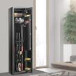 Dulap arme cu cifru si cheie, 350x300x1447 mm, 5 pusti, cutie munitie, suport 4 pistoale, lumina led