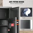 Dulap arme cu cifru si cheie, 350x300x1447 mm, 5 pusti, cutie munitie, suport 4 pistoale, lumina led