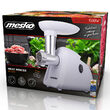 Masina de tocat carne cu accesorii carnati, 1500 W, Alb, 3 site, 1.5 kg/min