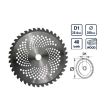 Disc pentru cosit,  Raider TCT, 40 dinti, pastile tip Vidia, 255 mm