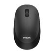 Mouse Wireless Philips, Rezoluție senzor 1600 DPI, Negru