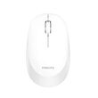 Mouse wireless, Philips Wireless, Alb, 1600 DPI, 2.4 Hz
