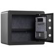 Seif valori, blocare cifru si cheie, 400x300x350 mm, Cutie anti-incendiu, Anti-furt, Alarma