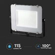 Proiector led, 150W, 6500K, IP65, 17300 lm, Negru, 404 x 322  x 48 mm, cip samsung