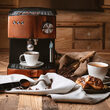 Espressor manual 15 bar, cappuccino, 850W, rezervor apa 1.6 l, Maro