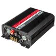 Invertor de tensiune, 24V-220V, putere 1000 W, 2 iesiri, Conectare la bricheta