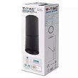 Aplica led cu soclu GU10, Fara bec, Rotunda, Aluminiu, 197 x 59.5mm, IP20, Negru