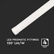 CORP ILUMINAT LED 40W 120CM 6500K ALB RECE