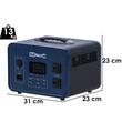 Statie de alimentare portabila Bull Mach Elektron 1000W / 1008 Wh, 315 Ah, 42x34x36 cm, Sinus Pur