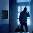 Senzor miscare cu microunde, perete, crepuscular, 3-2000 lux, 180 grade, 1200W, Distanta de detectie 15 m, IP20, Negru