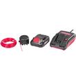 Trimmer electric cu acumulator, Worcraft Set 20V, 2 Ah,Li-Ion, taiere cu fir si tija plastic