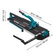 Masina de taiat gresie, Aluminiu, lungime taiere 600 mm, grosime 6-15 mm, Laser pentru trasat