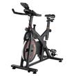 Bicicleta spinning cu cadru Carbon, Greutate volanta 18 kg, Afisaj Led, 120 kg, timp, viteza, distanta, calorii