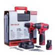 Surubelnita electrica cu 2 acumulatori Worcraft CD-12LiA, 2xLi-ion 1.3Ah, valiza si accesorii