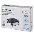 Proiector led cu incarcare solara 10W, 4000K, 1100 lm, senzor crepuscular si de miscare